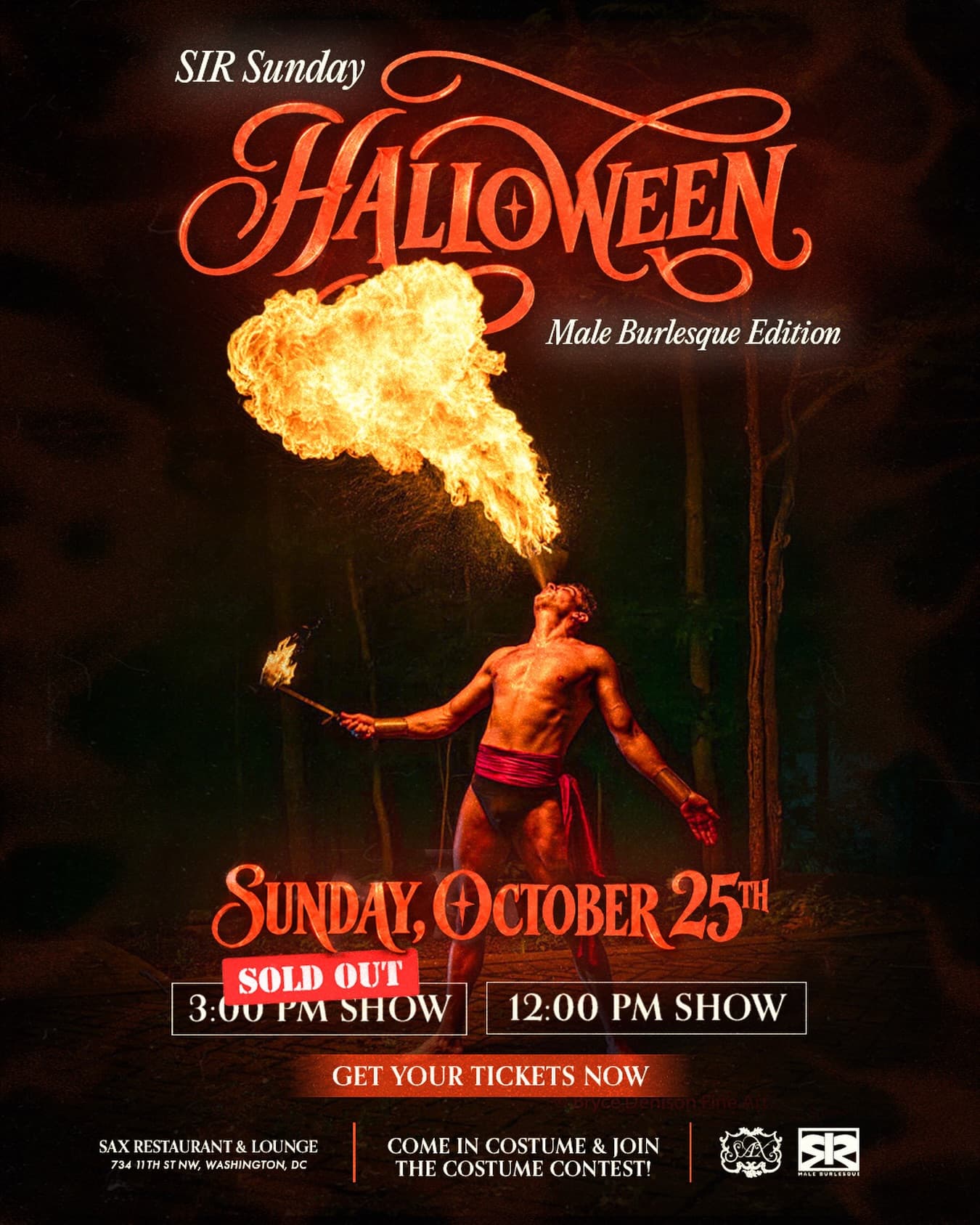 SIR Sunday: Halloween Male Burlesque Edition