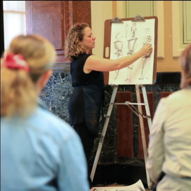 Drawing with the Portrait Gallery