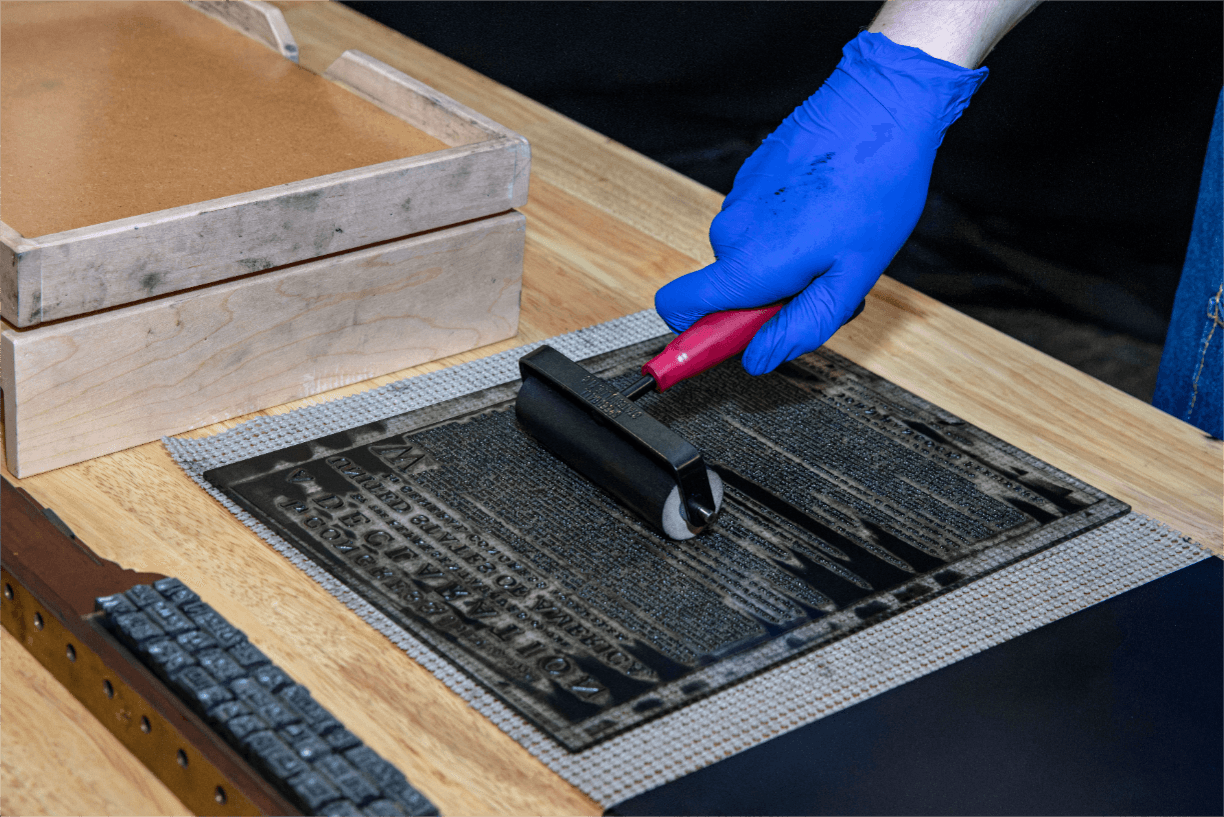 Printing Press Demonstration